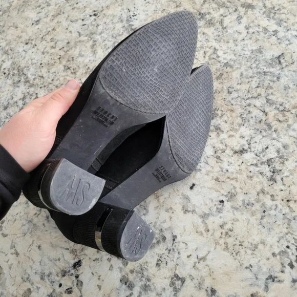 Stuart Weitzman suede block heel booties 7 - Picture 3 of 6